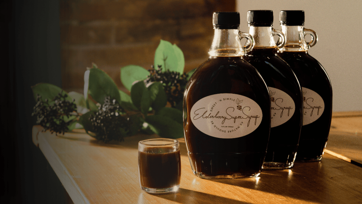handmade small batch elderberry syrup shipped to your door