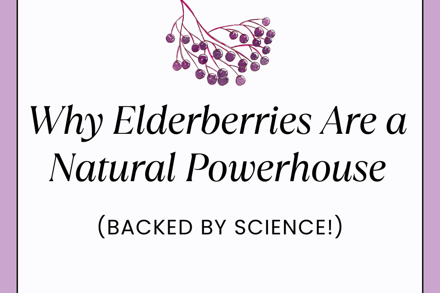 The Science Behind Elderberries: Nature's Flu-Season Superhero