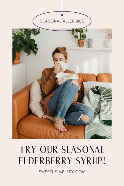 Seasonal Allergies? Try Our Seasonal Elderberry Syrup for Extra Support!
